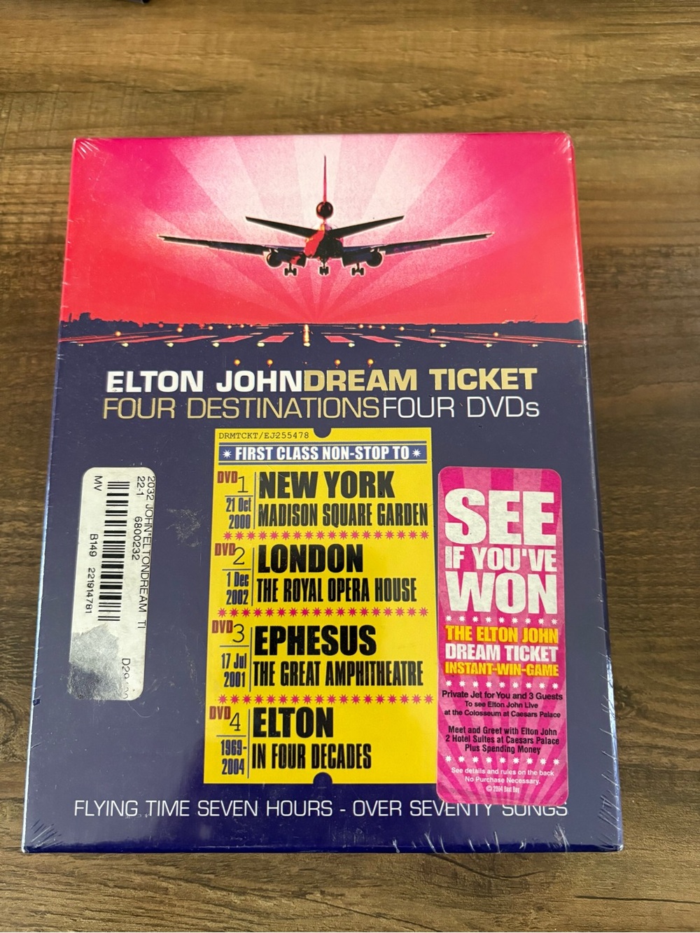 NIB Elton John Dream Ticket 4 DVD Set